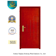Red Brown Simplestyle Security Steel Door (B-1010)